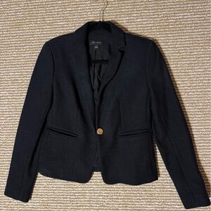 Ann Taylor Black Textured Jacket